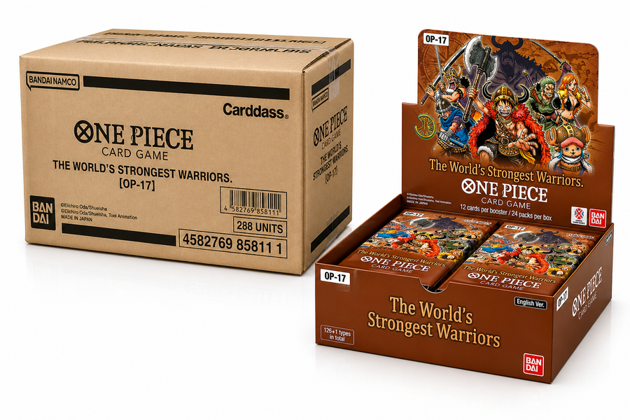 OP17 One Piece 4th Anniversary Pre-Sale: Booster Box & Case (English)